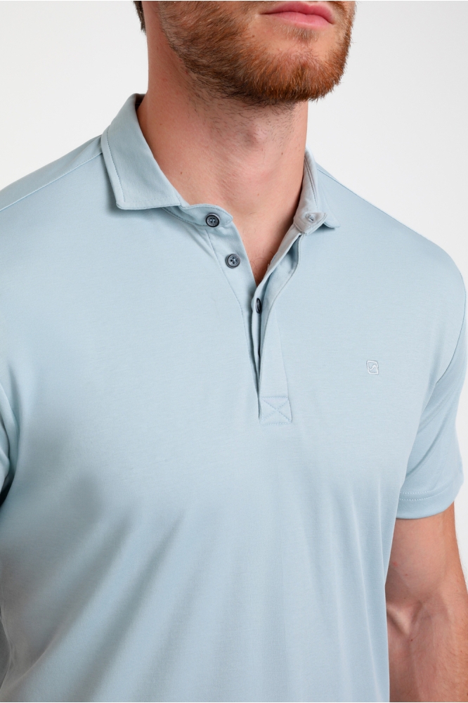 PREMIUM POLO VAN JERSEY KWALITEIT 235531 4001 Bright blue